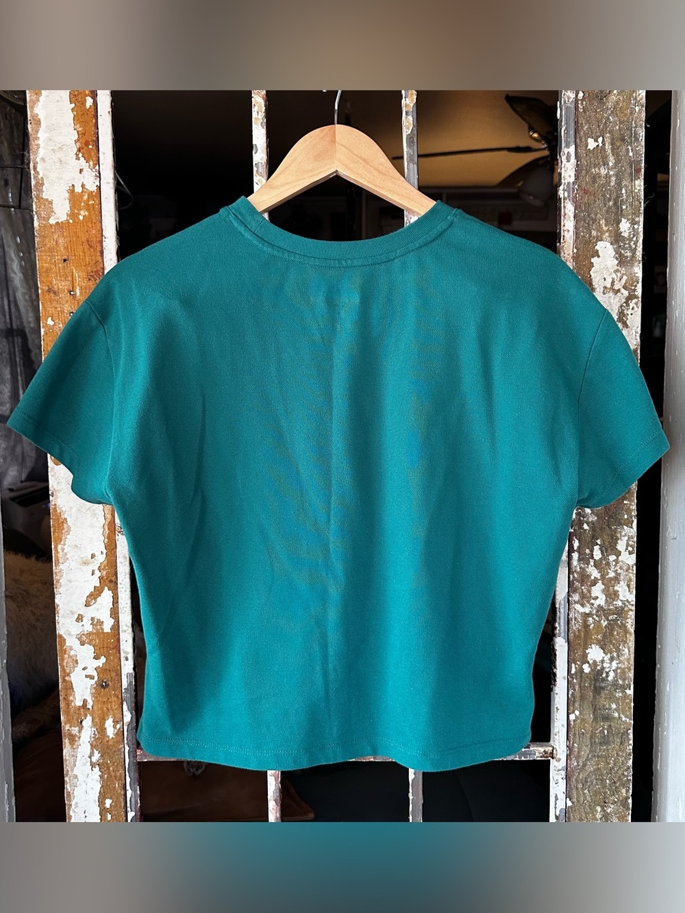 Prince Pickleball Cropped Tee Green Athletic Top Tenniscore Casual Size M - Picture 3 of 4